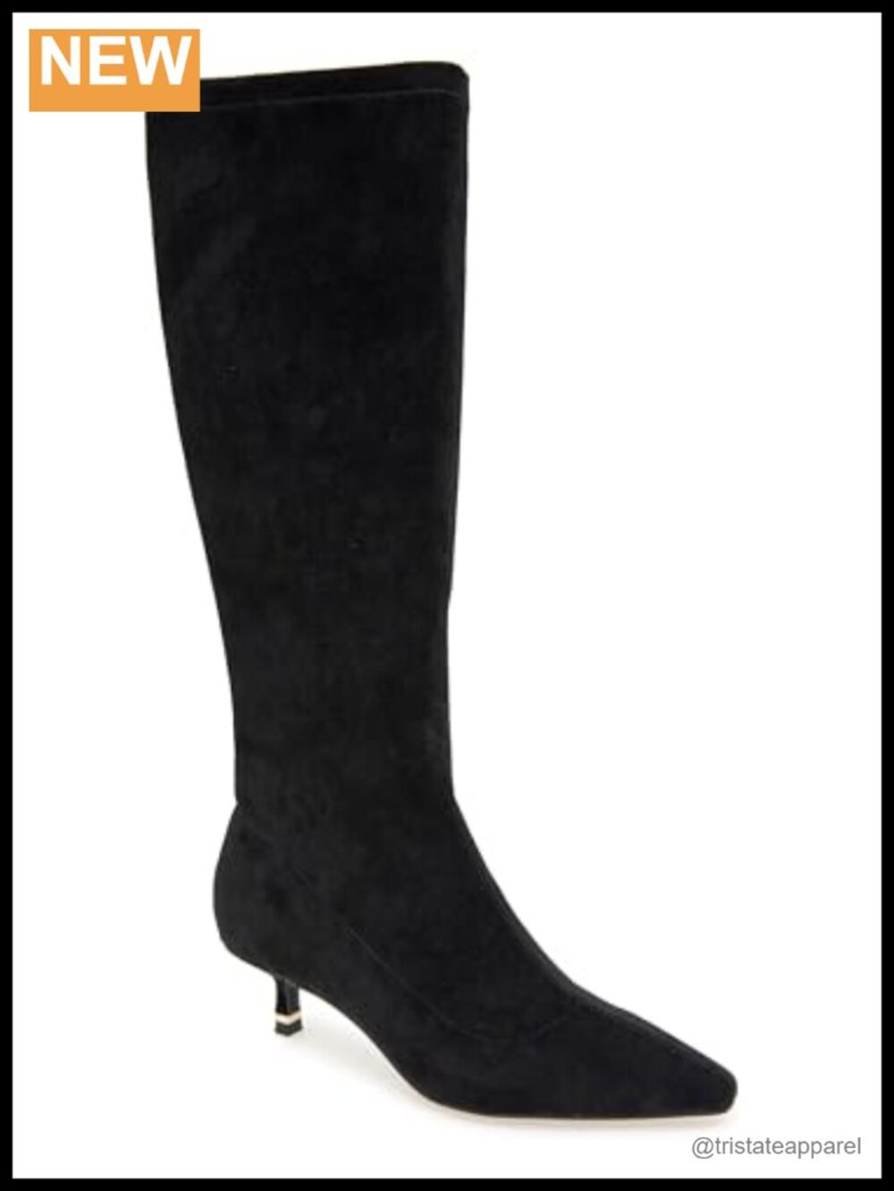 Kenneth Cole New York Women's Meridith Ankle Bootie Kitten Heel Suede